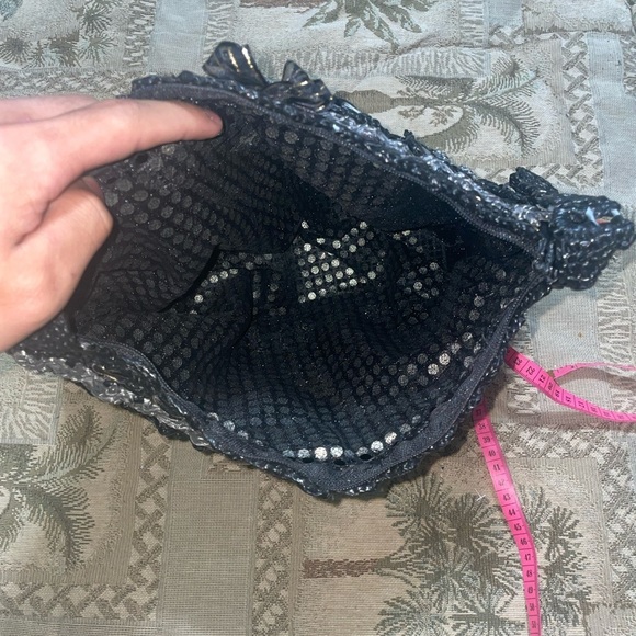 Handmade bag🖤Mexican bag woven purse shoulder bag bottle cap bag floral bag - Picture 8 of 14